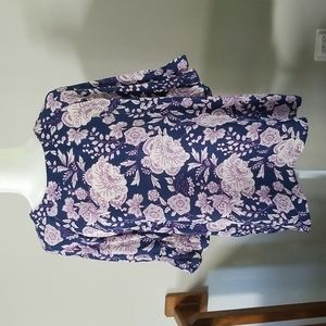 Banana Republic flower printed blouse